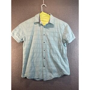 Lee Shirt Men's Short Sleeve Sz XL Button Up Breathable